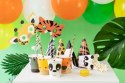 Balony dekoracje kubeczki talerzyki serwetki zwierzątka dżungla na urodziny