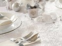 Piękna perłowa organza bieżnik na stół I Komunię Świętą Chrzest Wesele 9m Piękna perłowa organza bieżnik na stół I Komunię Świętą Chrzest Wesele 9m