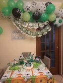 Zestaw urodzinowy dekoracje balony girlanda PIŁKA NOŻNA urodziny piłkarza Zestaw urodzinowy dekoracje balony girlanda PIŁKA NOŻNA urodziny piłkarza