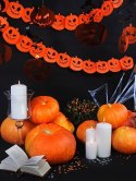 Girlanda balonowa czarne pomarańczowe balony dekoracje gadżety na Halloween