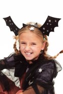 Peleryna czarna srebrna strój kostium przebranie Halloween karnawał 3-7 lat Peleryna czarna srebrna strój kostium przebranie Halloween karnawał 3-7 lat