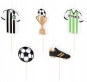 Świeczki urodzinowe piłka nożna football koszulki piłkarskie puchar korek 5