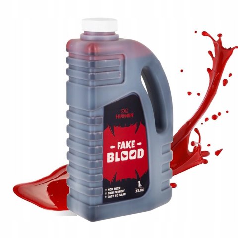Sztuczna krew strój wampira Drakula Halloween do charakteryzacji teatru 1l Sztuczna krew strój wampira Drakula Halloween do charakteryzacji teatru 1l