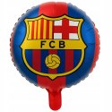 Balon FC Barcelona herb balony z piłką piłka nożna urodzinowe na hel 42cm
