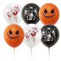 Balony na Halloween balon dynia kościotrup 12 cali 10szt straszne dekoracje