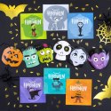 Balony talerzyki kubki serwetki dekoracje na Halloween Monsters dla dzieci