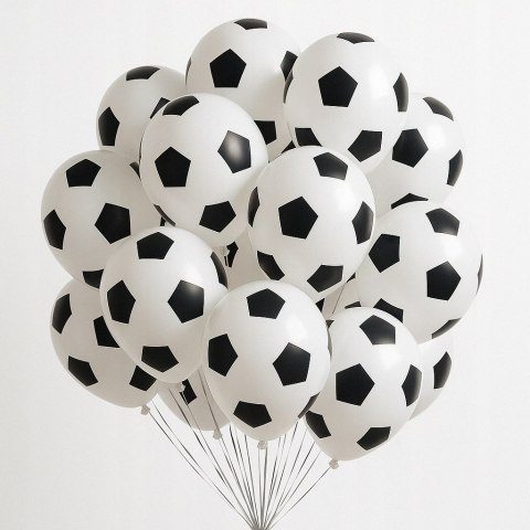 Balony urodzinowe PIŁKA NOŻNA na piłkarskie urodziny w kształcie piłki x20