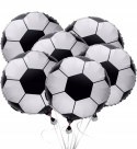 Balony urodzinowe PIŁKA NOŻNA na piłkarskie urodziny w kształcie piłki 6szt