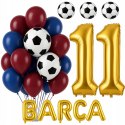 Balony urodzinowe na każde cyfra 1-99 urodziny dla kibica FC BARCELONA hel