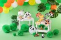 Balony zwierzątka baner serwetki serpentyna dekoracje urodzinowe safari ZOO