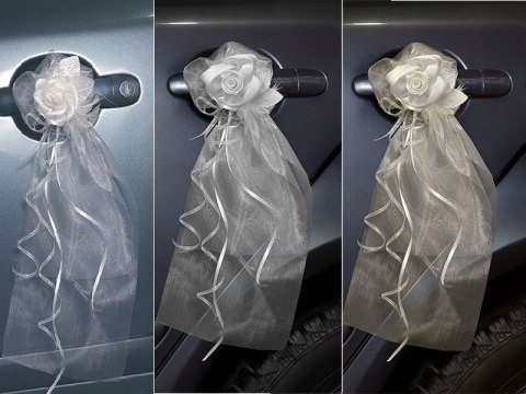 Dekoracja na auto do ślubu maskę auta samochodu Pary Młodej Wesele