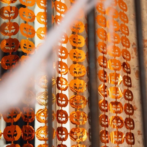 Dekoracja wisząca kurtyna dynie do żłobka przedszkola zdjęć na Halloween