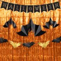 Girlanda nietoperze zawieszki baner kurtyna zestaw dekoracje na Halloween