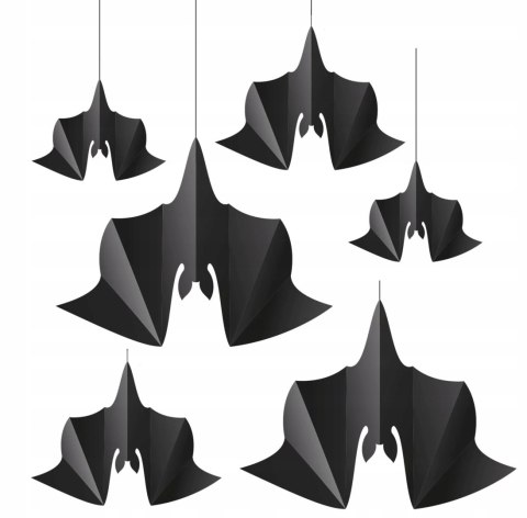 Girlanda nietoperze zawieszki baner kurtyna zestaw dekoracje na Halloween