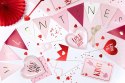 Świece serca sztuczne płatki róż na Walentynki napis LOVE balony serca x10