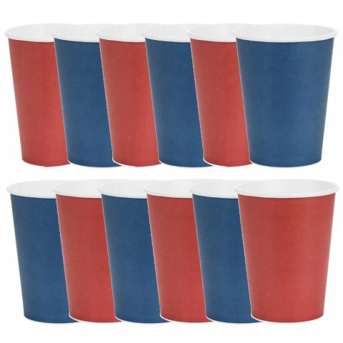 Talerzyki kubeczki papierowe urodzinowe FC Barcelona piłka nożna 12 kpl.