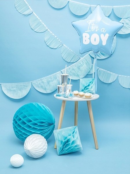 Kule bibułowe pompony z bibuły 3D kolorowe honeycomb 20 KOLORÓW 20cm 8szt