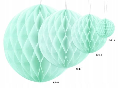 Kule bibułowe pompony z bibuły 3D kolorowe honeycomb 20 KOLORÓW 20cm 8szt
