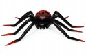Balon foliowy stojący pająk na Halloween wielki czarno czerwony 275x152cm
