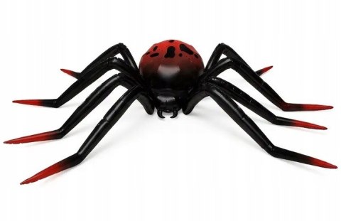 Balon foliowy stojący pająk na Halloween wielki czarno czerwony 275x152cm