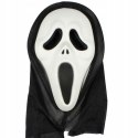 Maska Krzyk na Halloween fałszywy nóż z chowanym ostrzem sztuczna krew